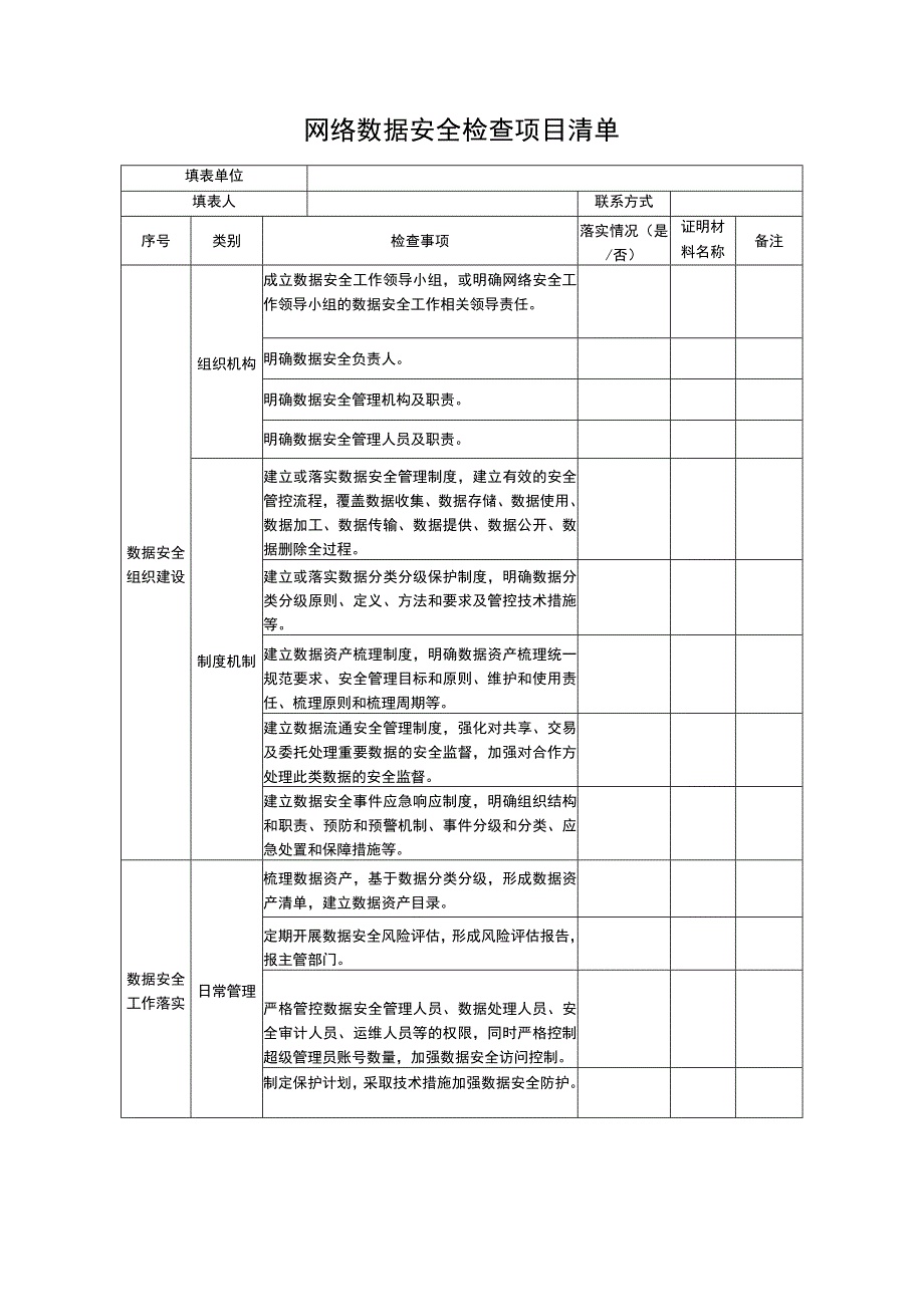 网络数据安全检查基础信息表--4个模板.docx_第2页