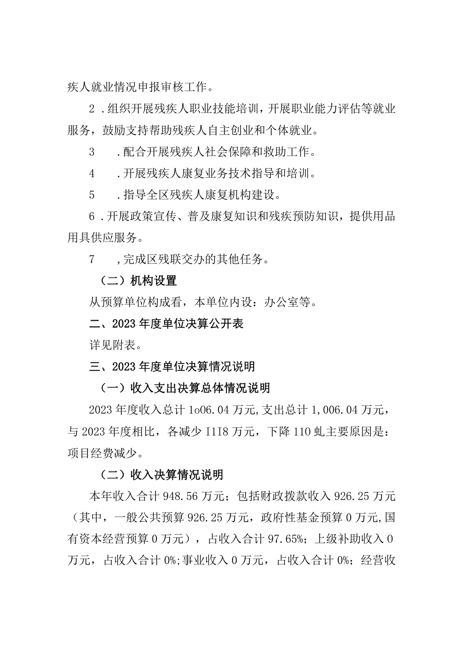 莲都区残疾人劳动就业服务所2021年度单位决算目录.docx_第2页