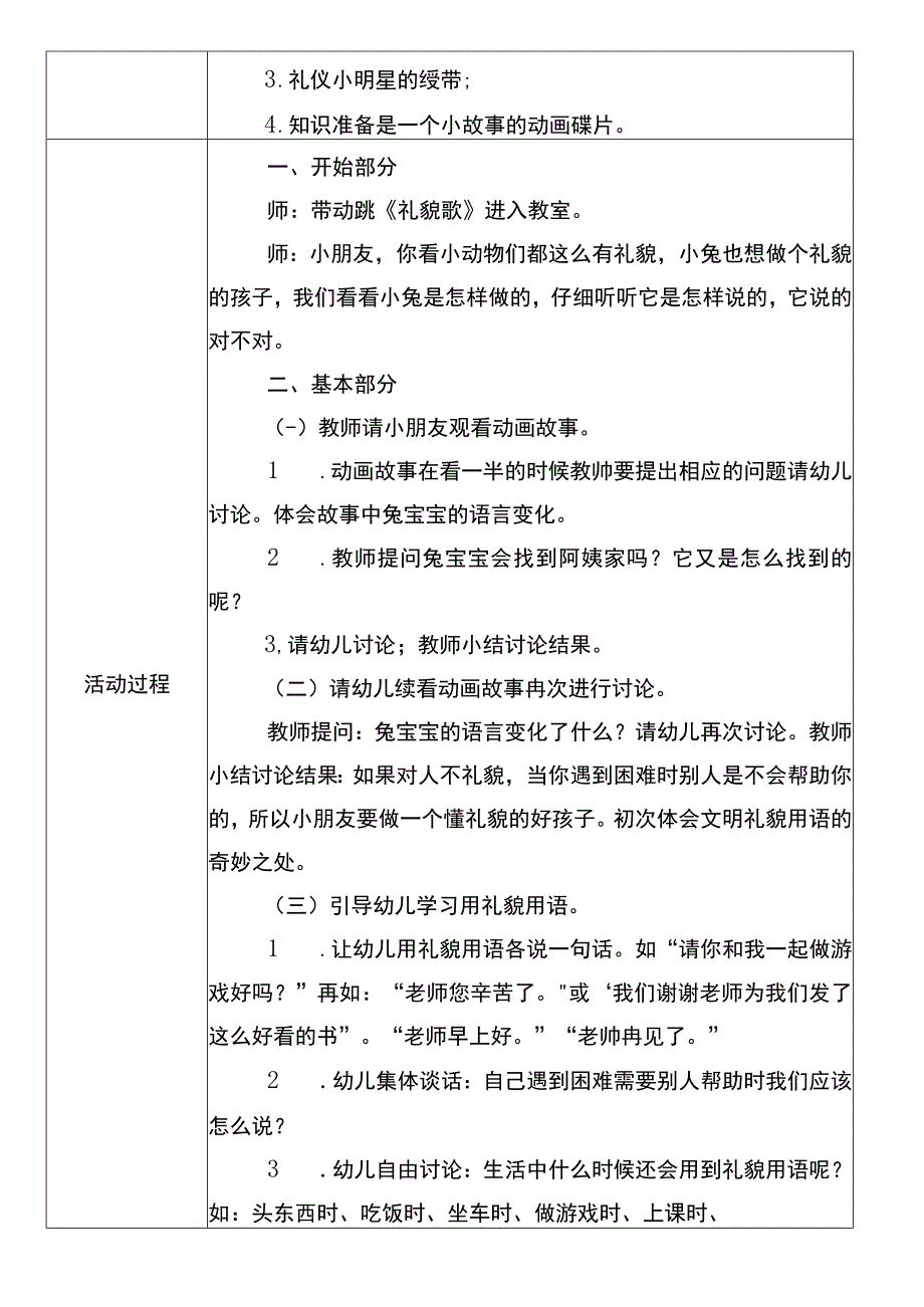 社会《学习礼貌用语》学习礼貌用语教案设计.docx_第2页