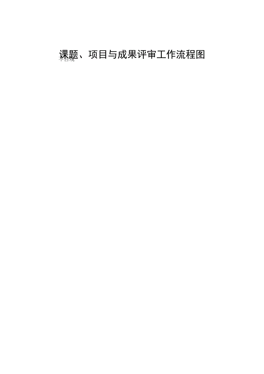 课题、项目与成果评审工作流程图.docx_第1页