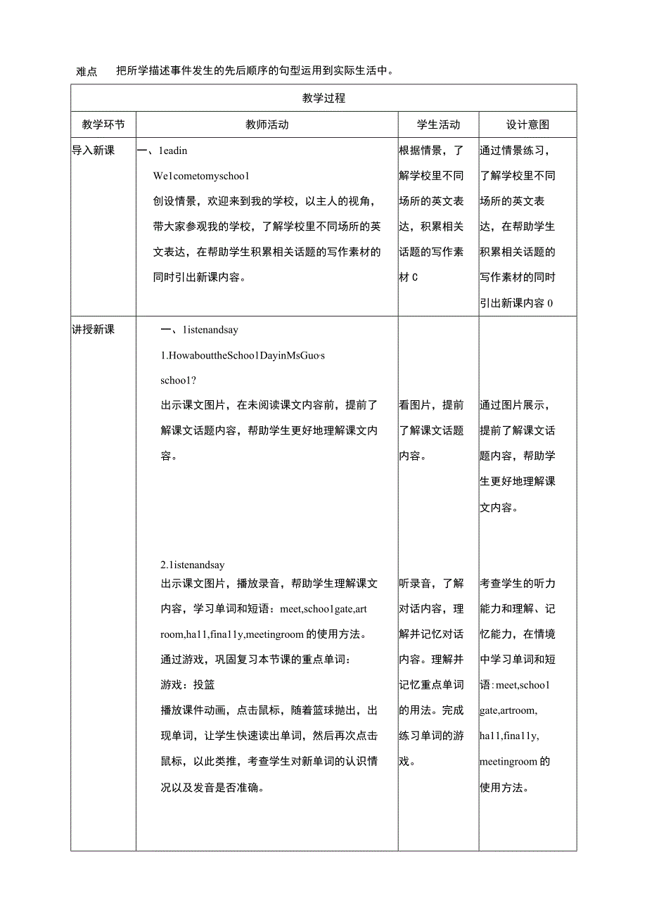 牛津深圳五下核心素养Unit 7 Open Day Listen and say Culture corner教案.docx_第2页