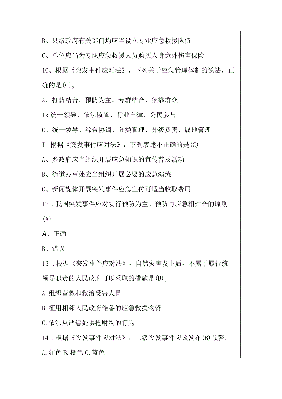 突发事件应对法知识竞赛试题及答案25题.docx_第3页