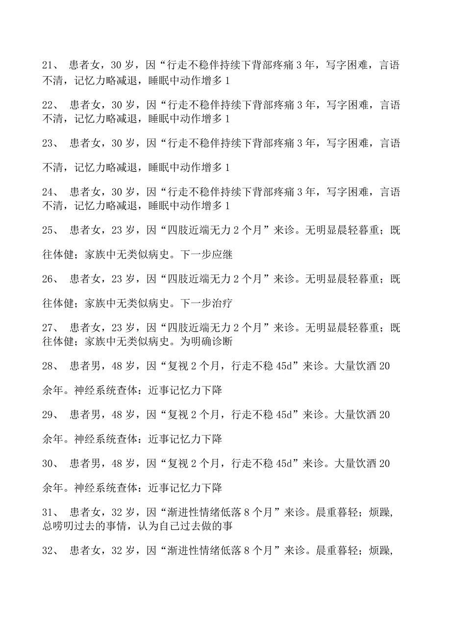 2023神经内科(医学高级)案例分析题试卷(练习题库).docx_第3页