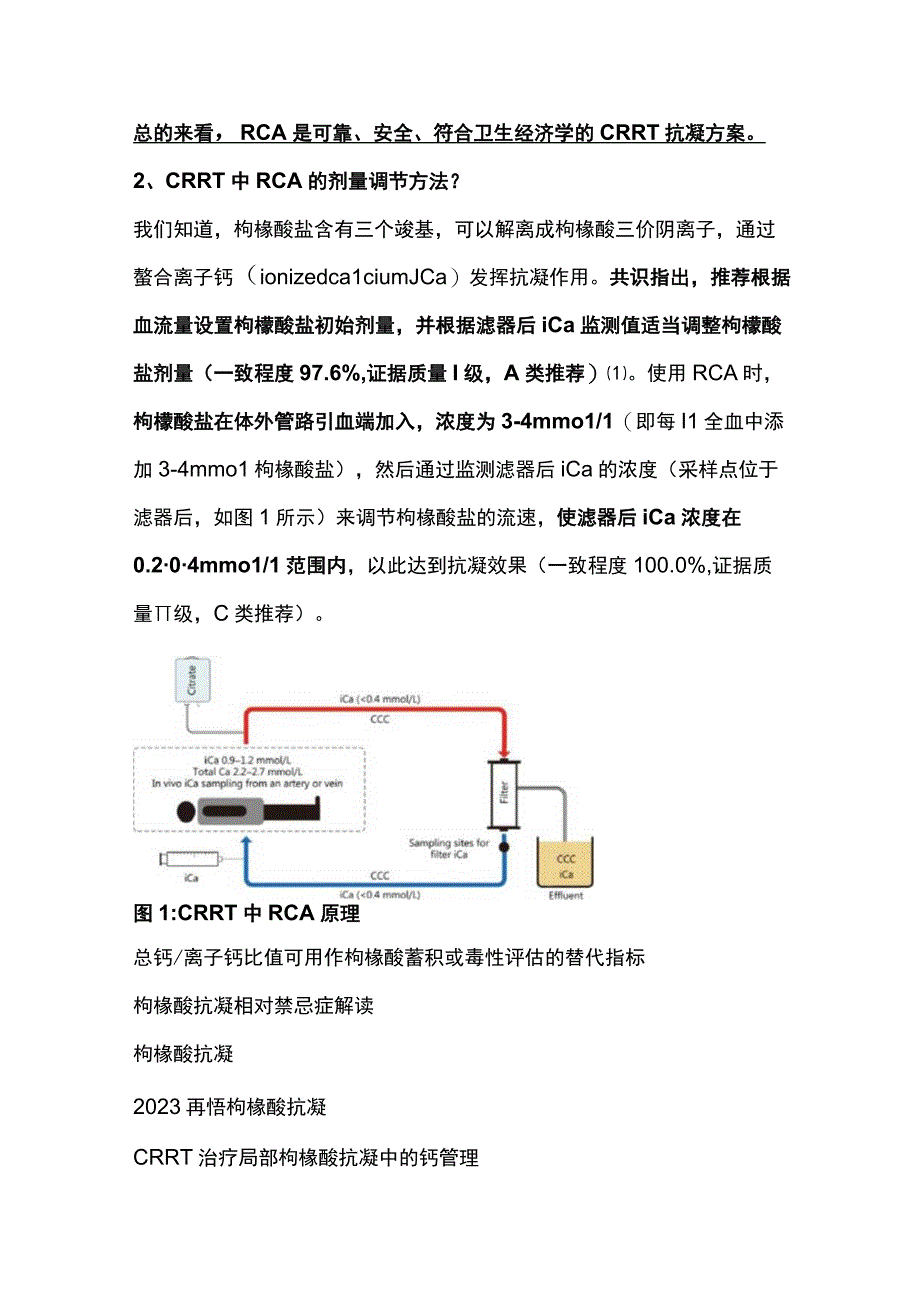 2023国内首个CRRT中枸橼酸局部抗凝管理急诊专家共识.docx_第3页