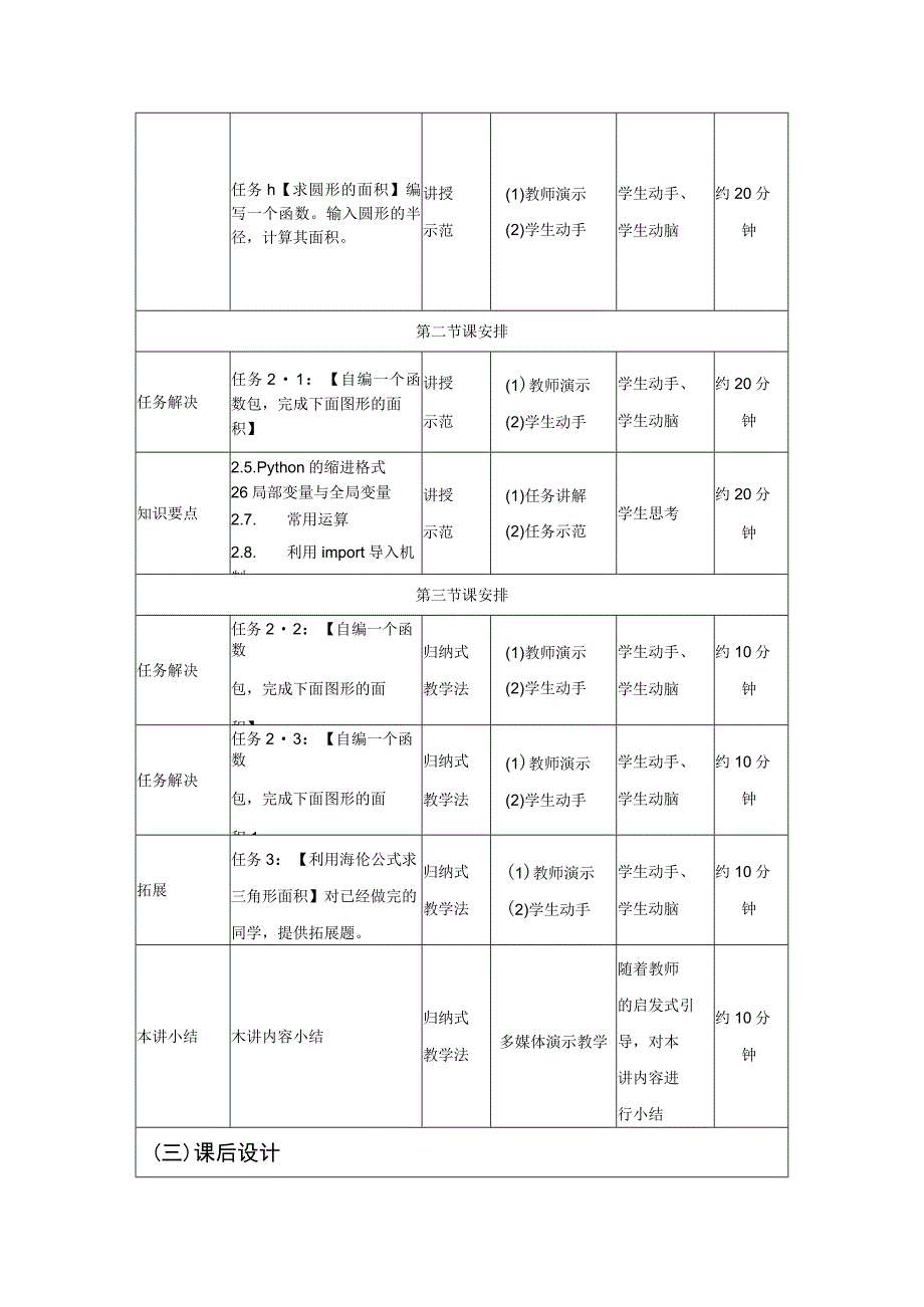 Python语言程序设计（工作手册式） 教案 第5讲函数（2）.docx_第3页