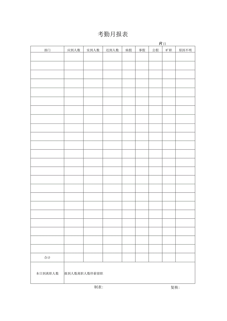 人员考勤报表.docx_第1页