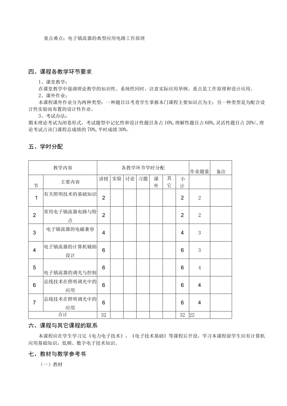 《电子镇流器的设计与调光控制》课程教学大纲.docx_第3页