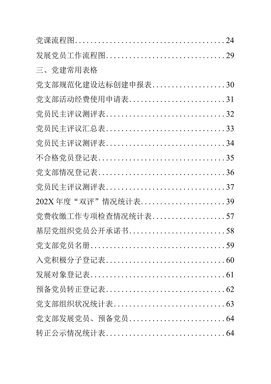 党建相关制度 、常用流程图和表格（49篇）.docx_第2页