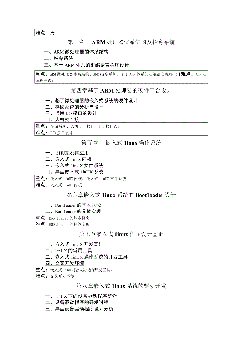 《嵌入式系统设计》课程教学大纲.docx_第2页