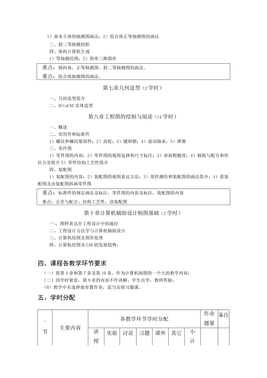 《工程制图》课程教学大纲(2).docx_第3页