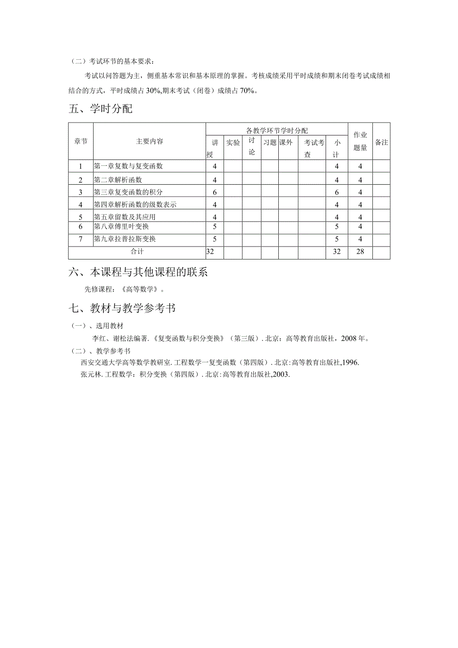 《复变函数与积分变换》课程教学大纲(1).docx_第3页