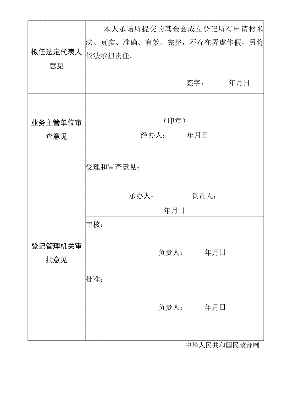 02基金会法人登记申请表.docx_第2页