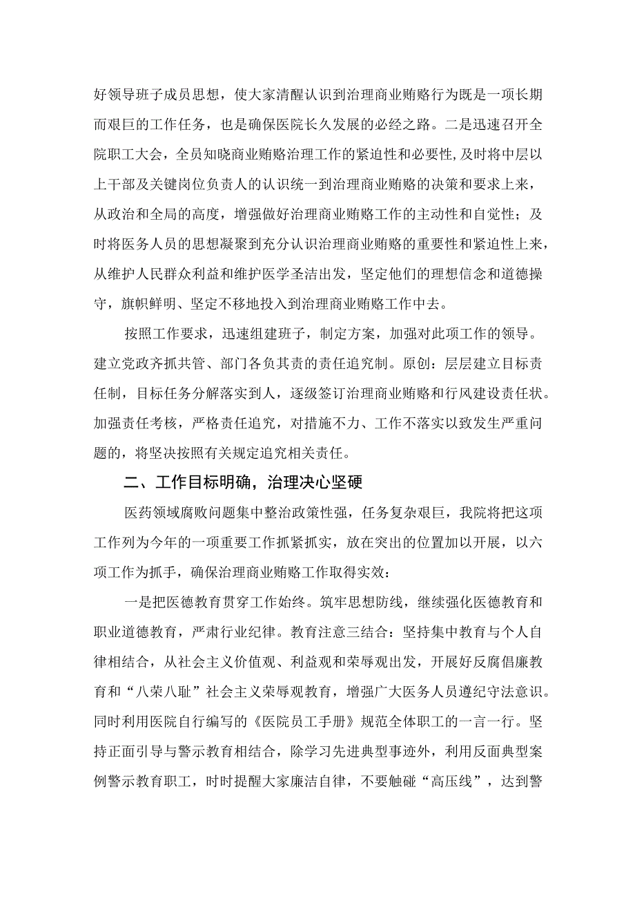 2023医院院长在医药领域腐败问题集中整治工作动员会上的讲话稿最新精选版【10篇】.docx_第2页