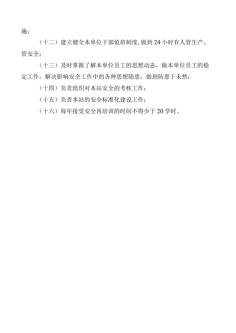 作业站输油站站长（维抢修中心主任、作业站输油站主要负责人等）安全职责.docx_第2页