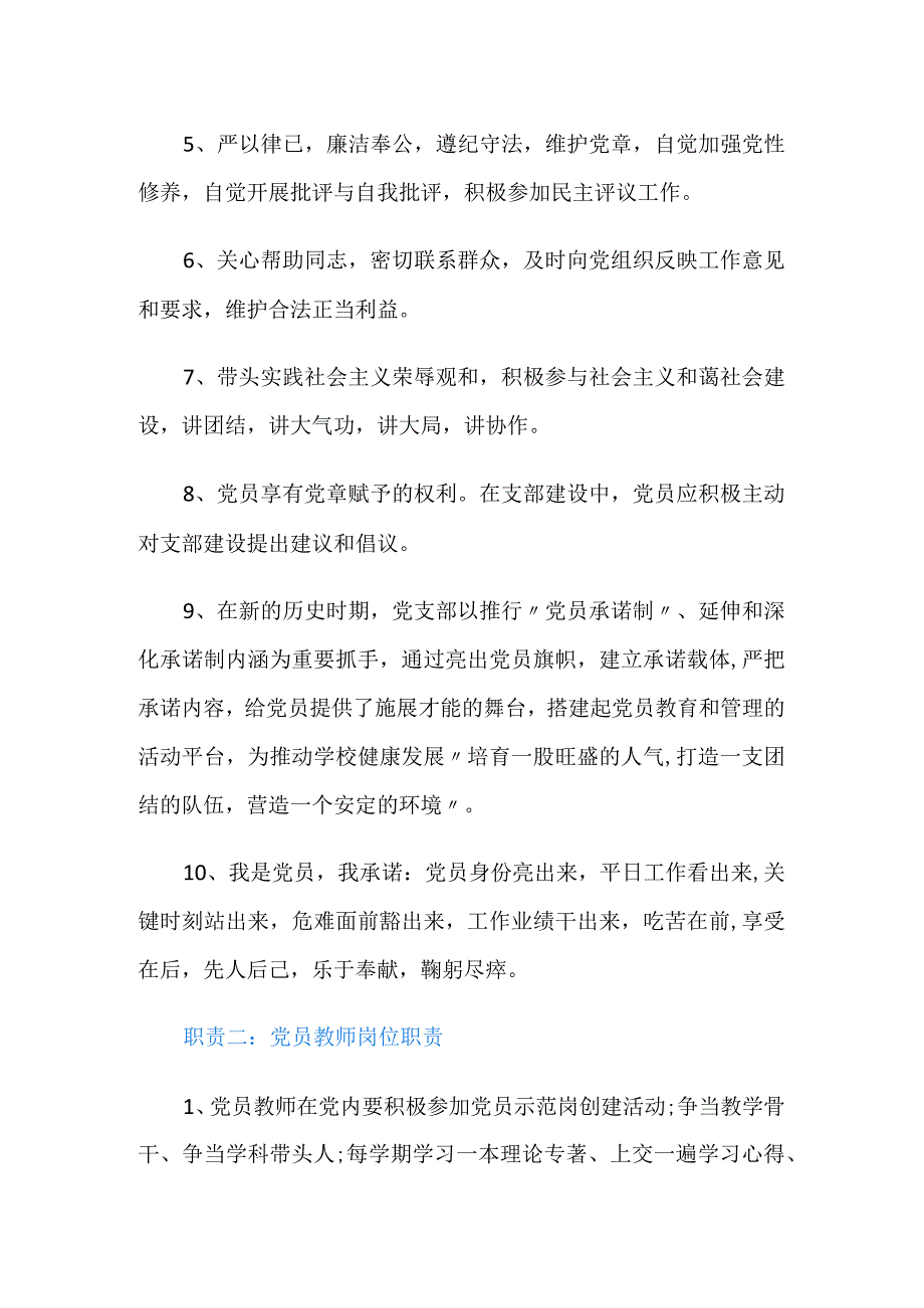 党员岗位职责范本.docx_第2页