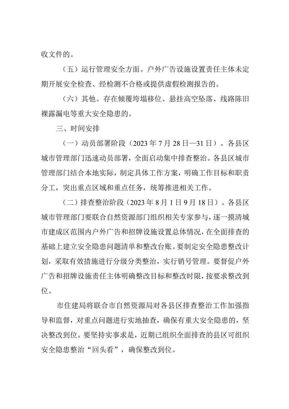 市住建局自然资源局关于开展城市户外广告和招牌设施安全隐患集中排查整治工作.docx_第3页