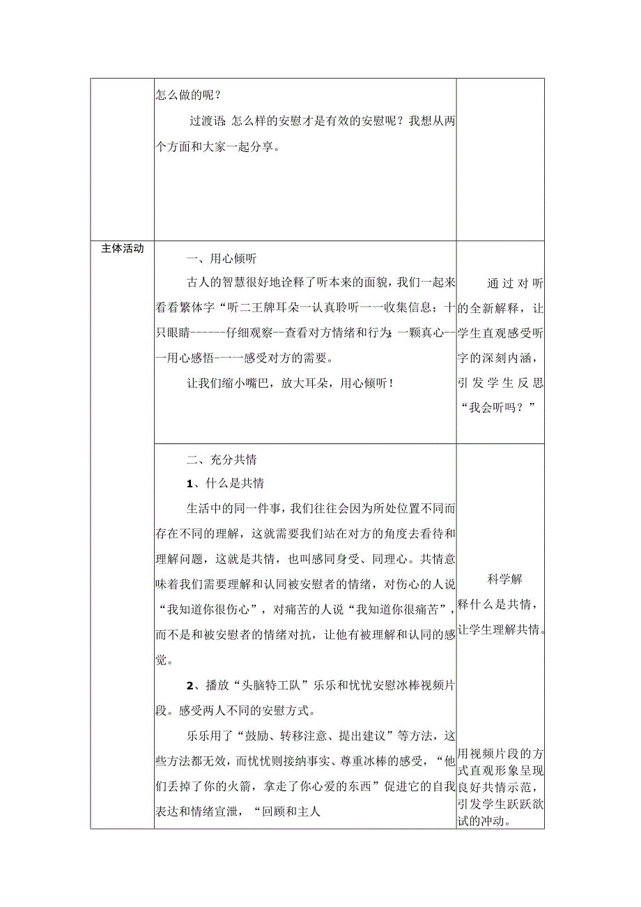 安慰有智慧+教学设计+七年级上册.docx_第2页