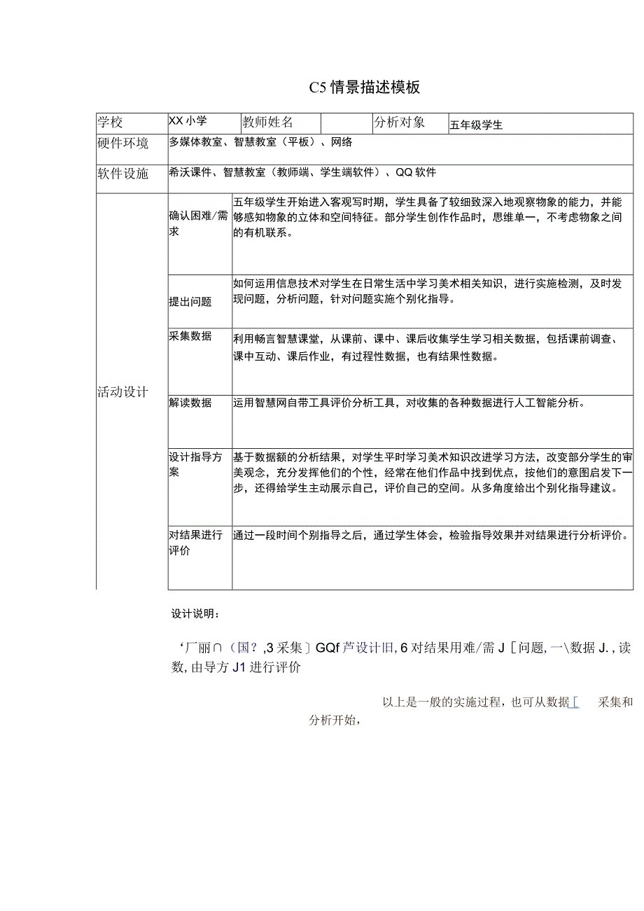 小学美术C5基于数据的个别化指导-情景描述2-0微能力认证.docx_第1页