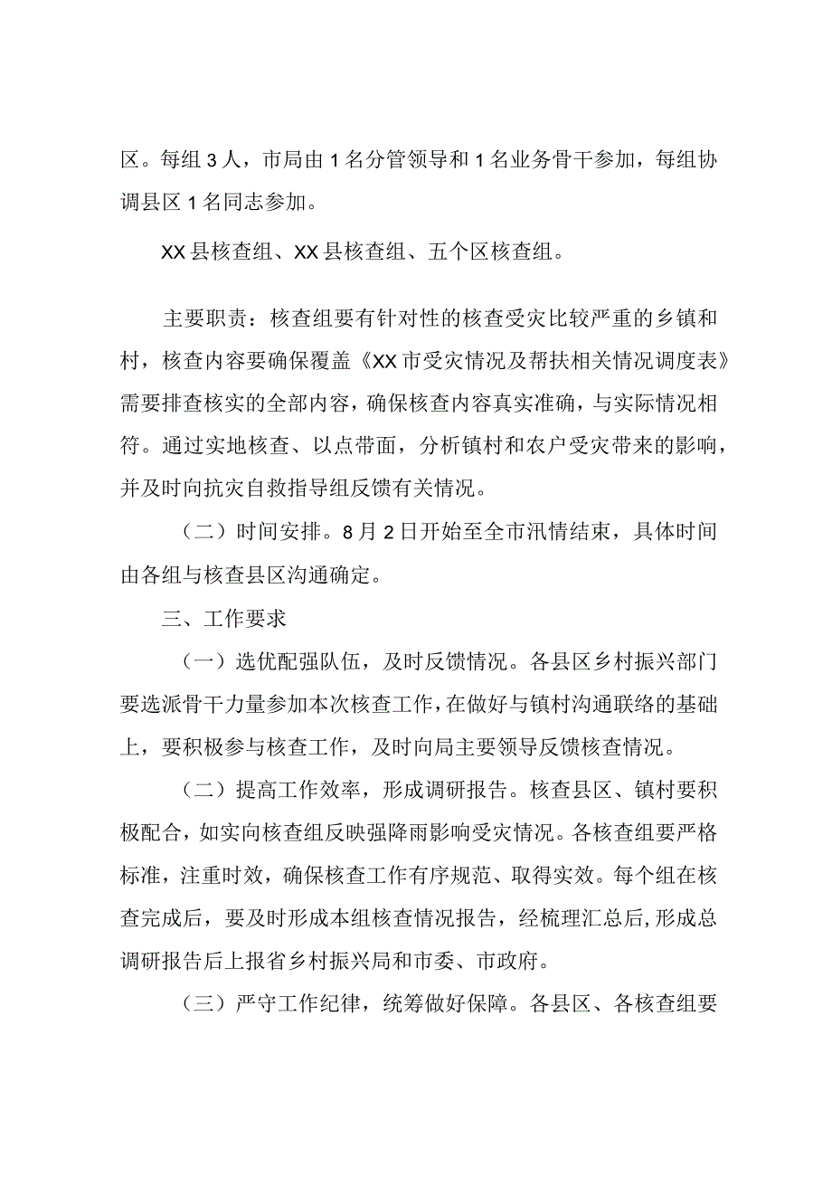 市乡村振兴局关于开展强降雨影响受灾情况核查及推进抗灾自救工作的实施方案.docx_第3页