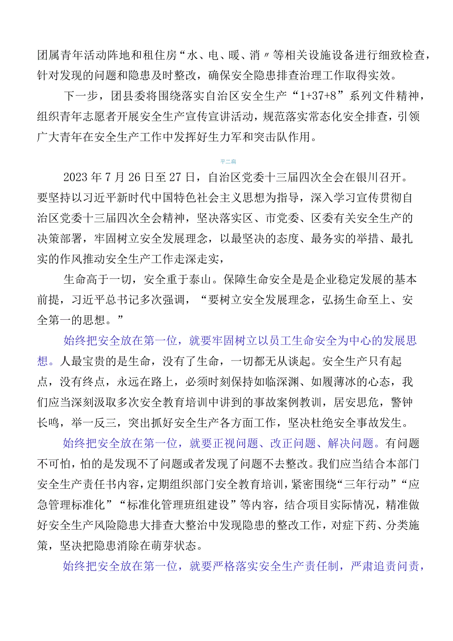 数篇2023年宁夏党委十三届四次全会研讨交流材料（及工作进展情况总结）.docx_第3页