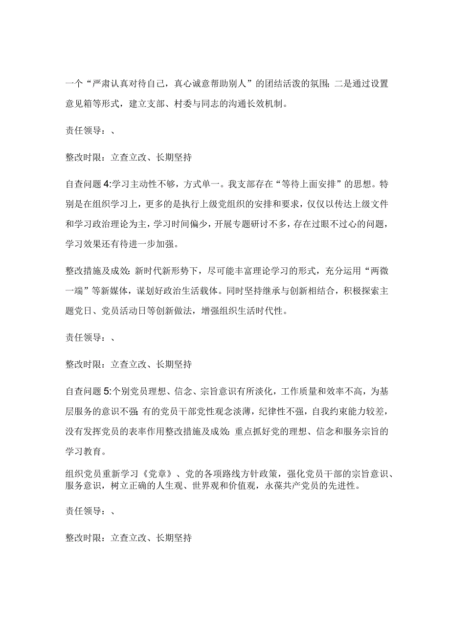 村党支部基层党建工作自查整改方案.docx_第2页