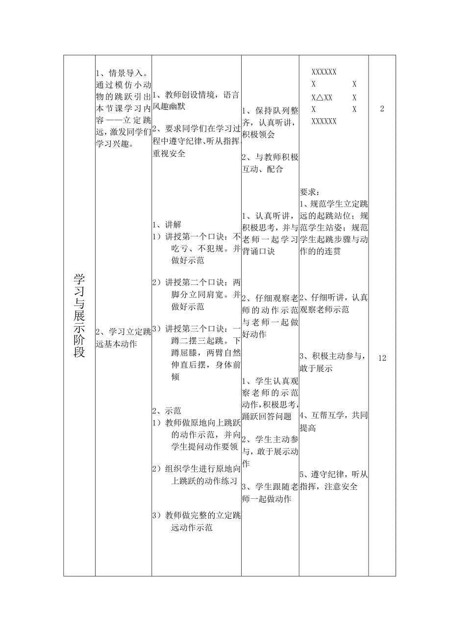 人教版四年级上册体育立定跳远（教案）.docx_第3页