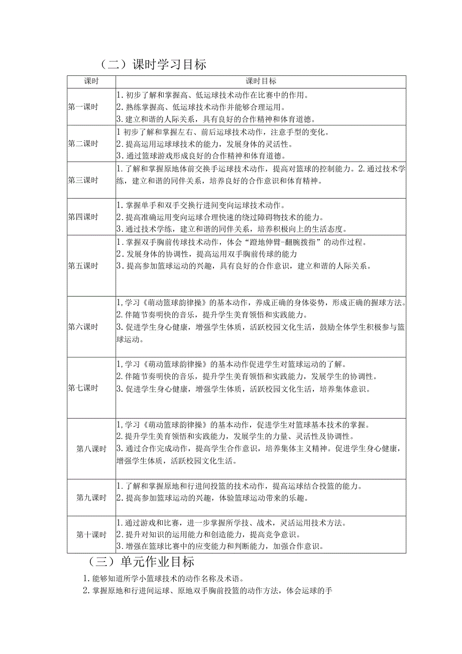 人教版三年级上册体育篮球（作业设计方案）.docx_第3页