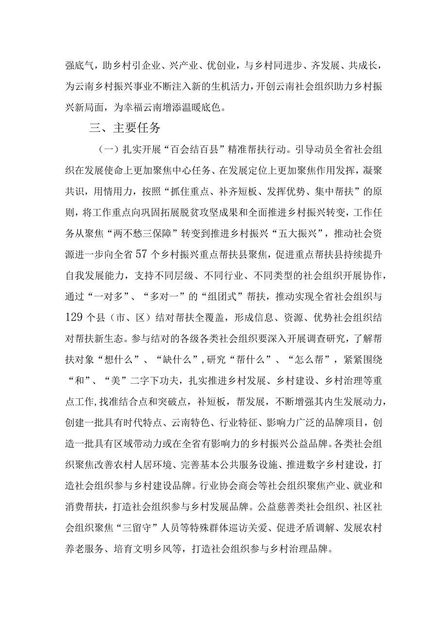 云南省社会组织助力乡村振兴三年行动方案（2023—2025年）.docx_第3页