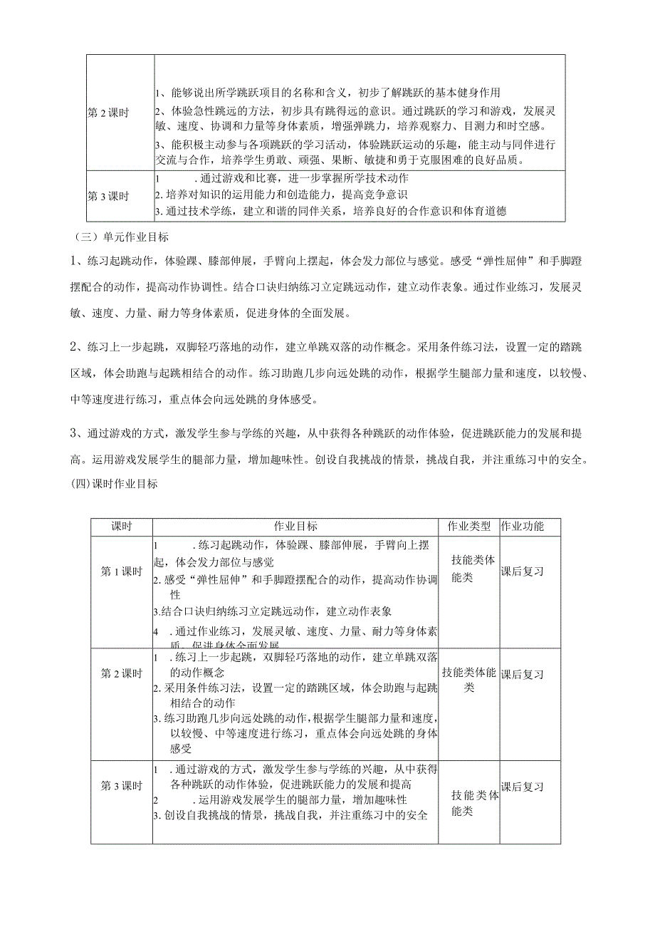 人教版三年级上册体育跳跃作业设计.docx_第3页