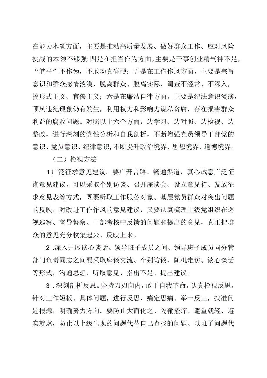 主题教育问题整改整治工作实施方案（检视）.docx_第3页