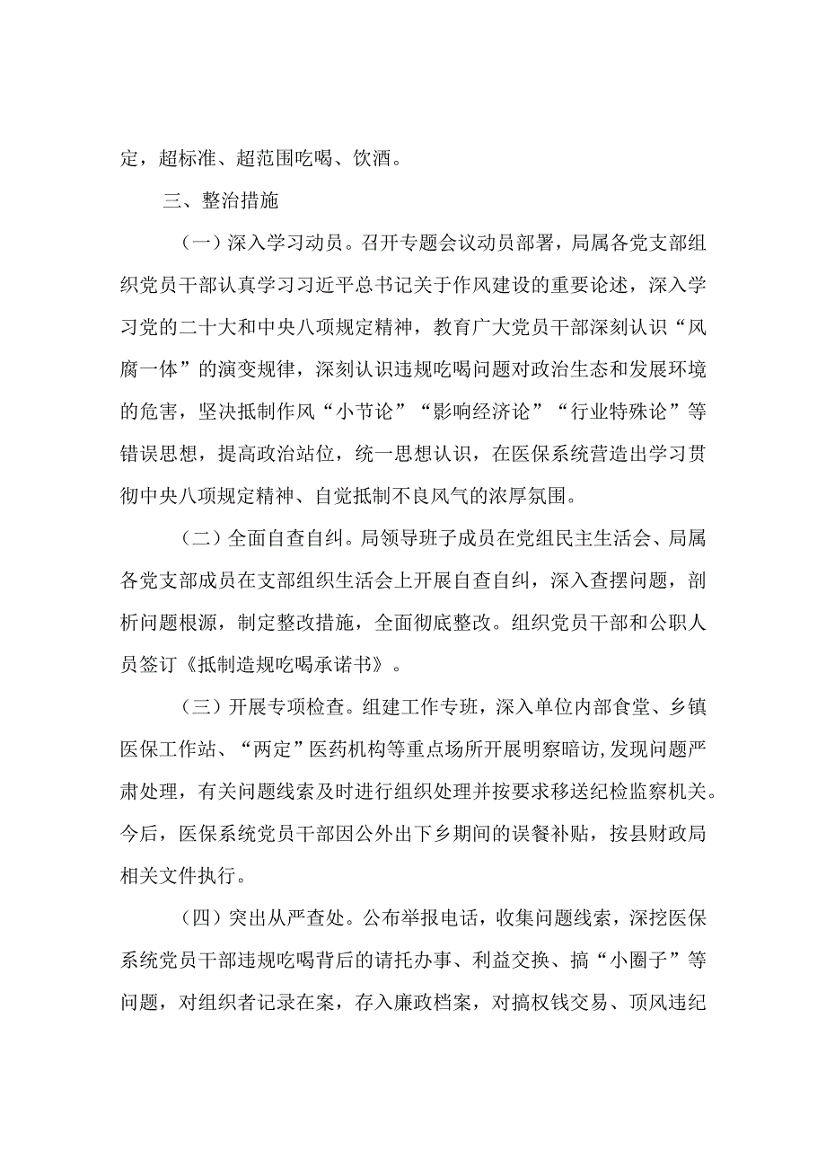 医保系统开展违规吃喝问题专项整治的实施方案.docx_第2页