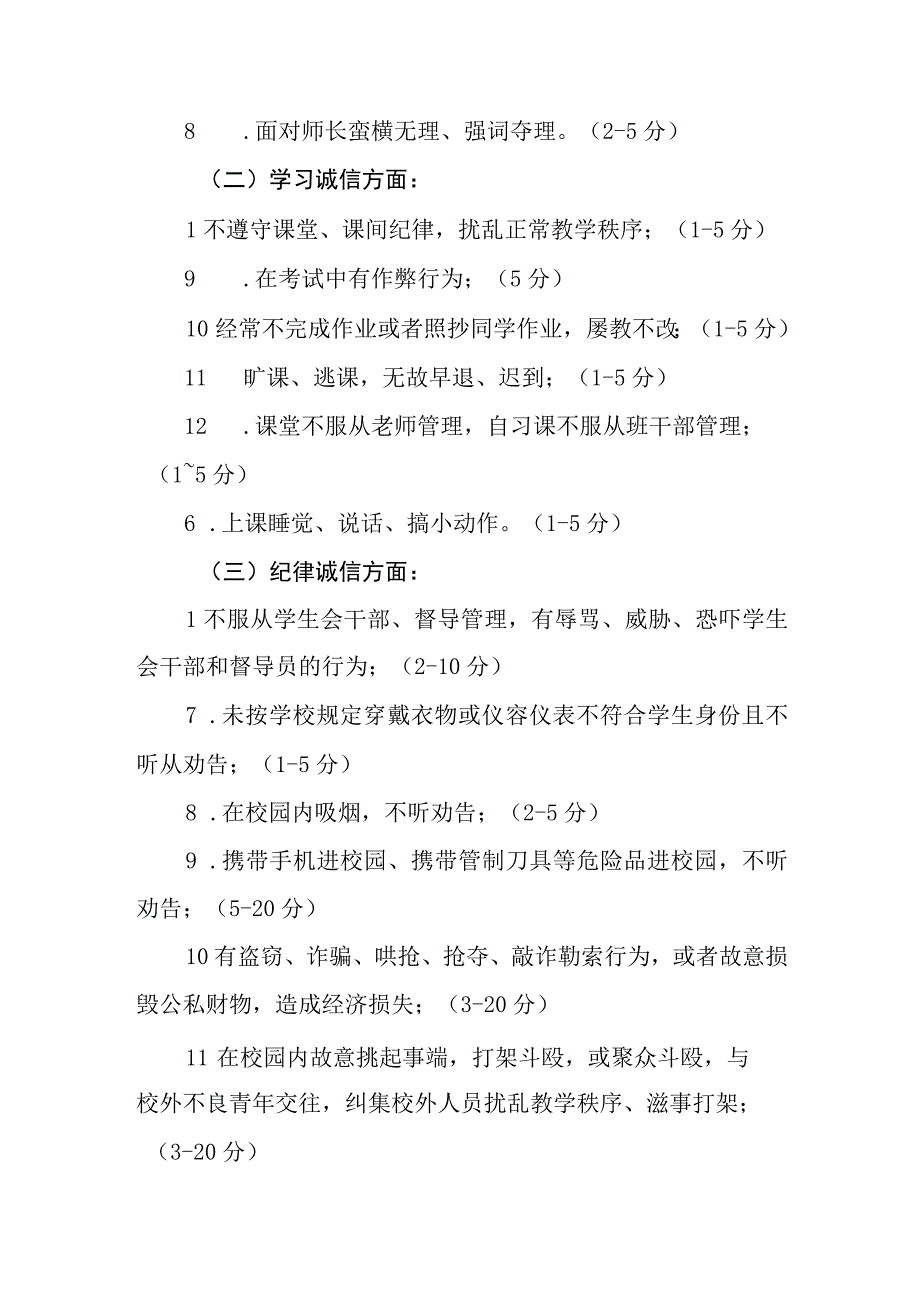 中学学生管理与诚信考核实施办法.docx_第2页