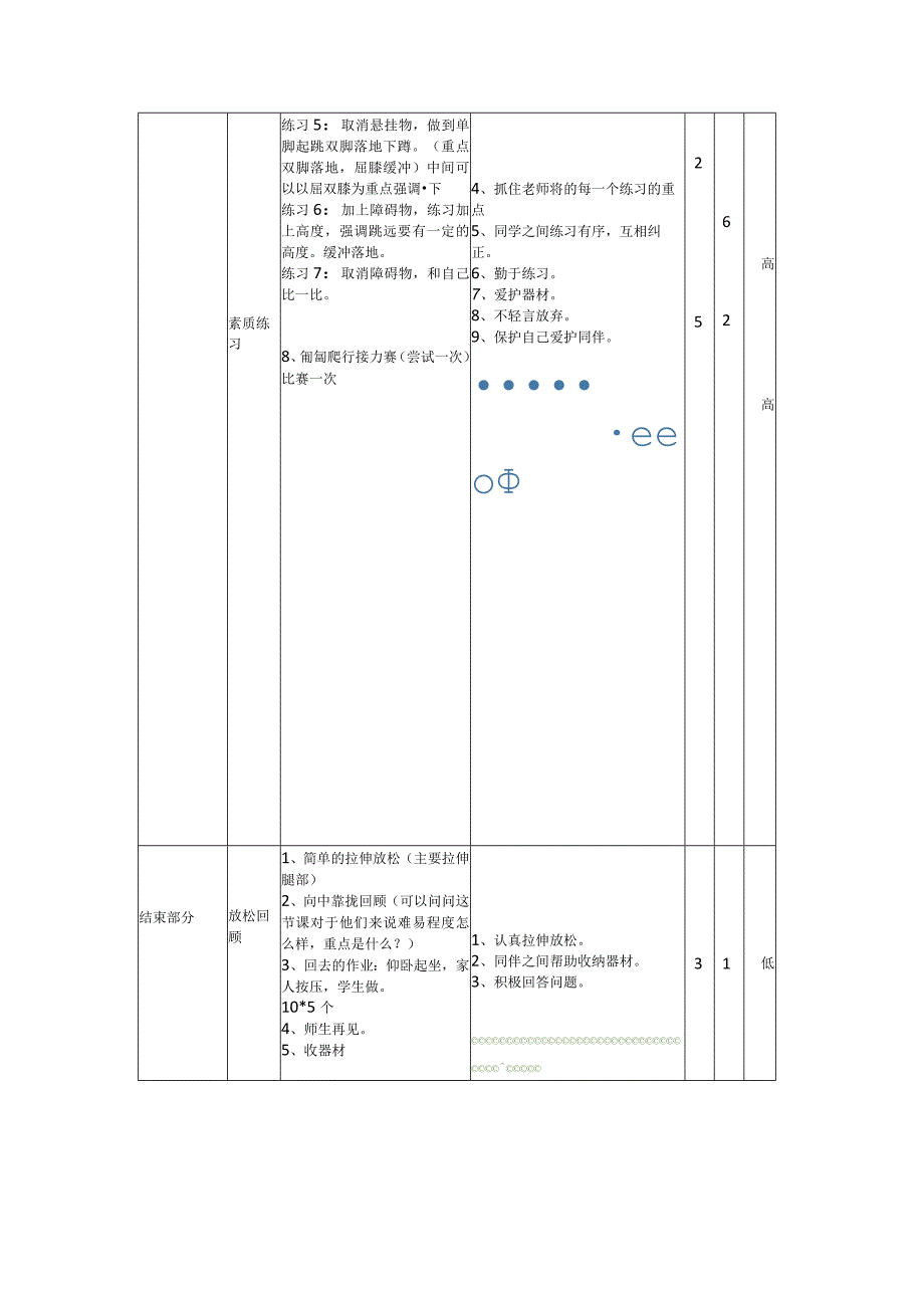 人教版四年级上册体育上一步起跳（教案）.docx_第3页