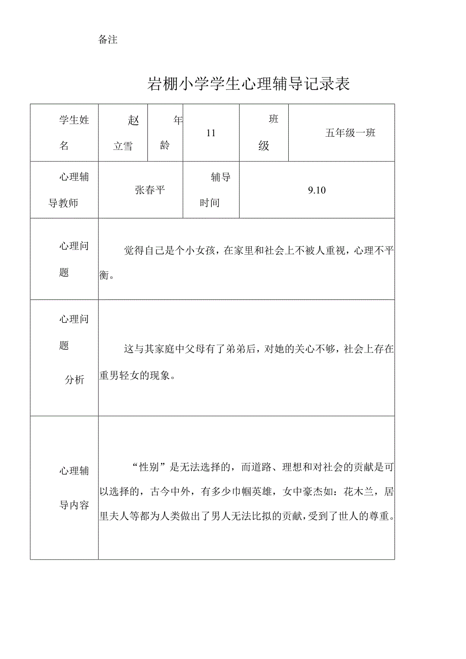 学生心理辅导记录表.docx_第2页