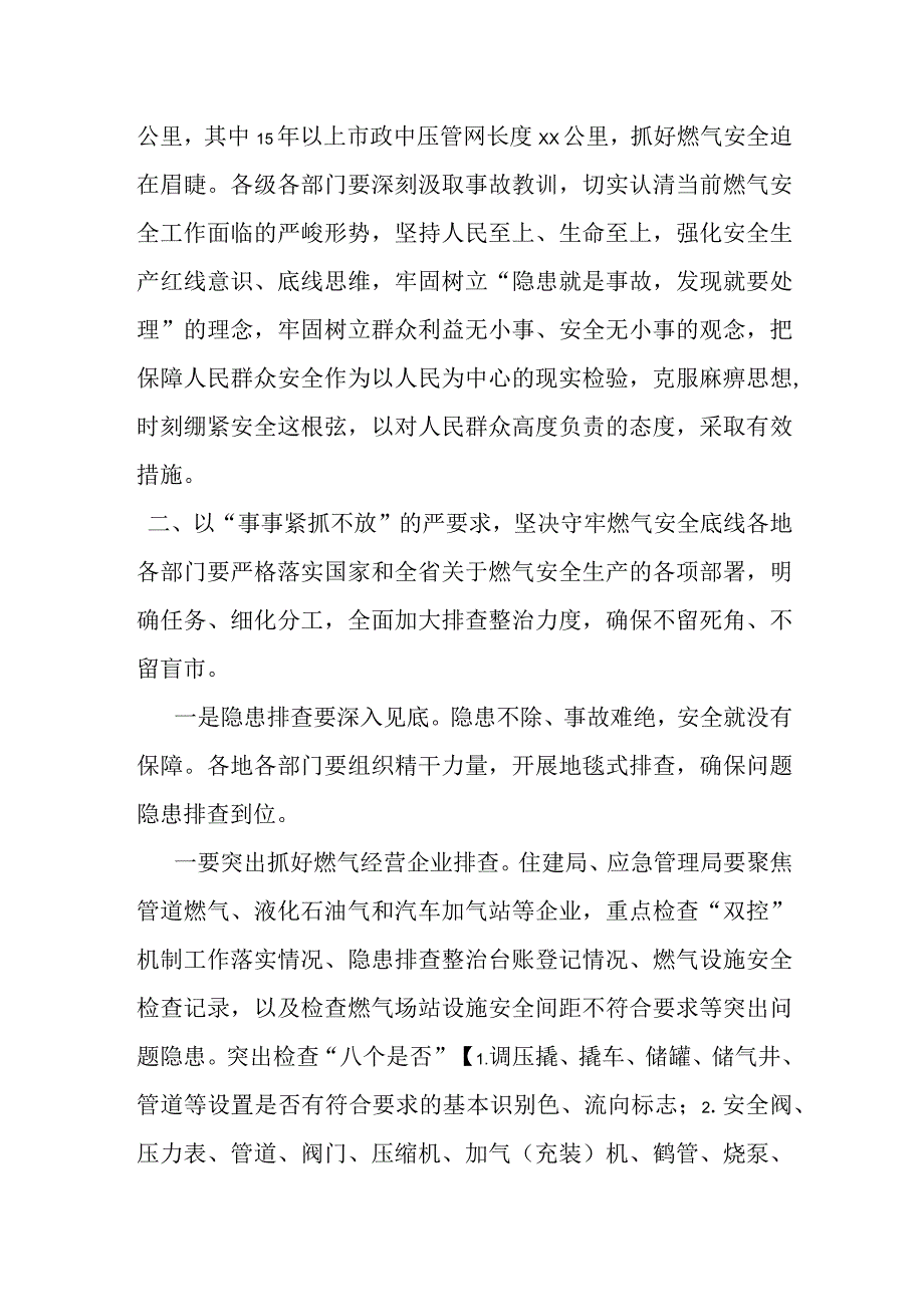 某市长在全市城镇燃气安全排查整治动员会上的讲话提纲.docx_第2页