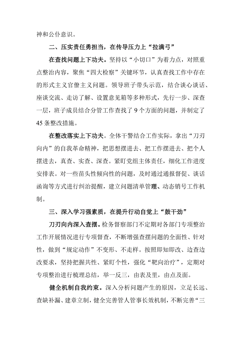 开展纠治形式主义官僚主义专项整治工作小结.docx_第2页