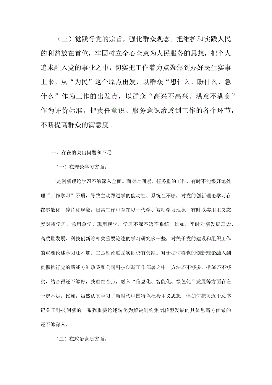 班子成员“理论学习、能力本领、担当作为”六个方面个人发言材料.docx_第3页