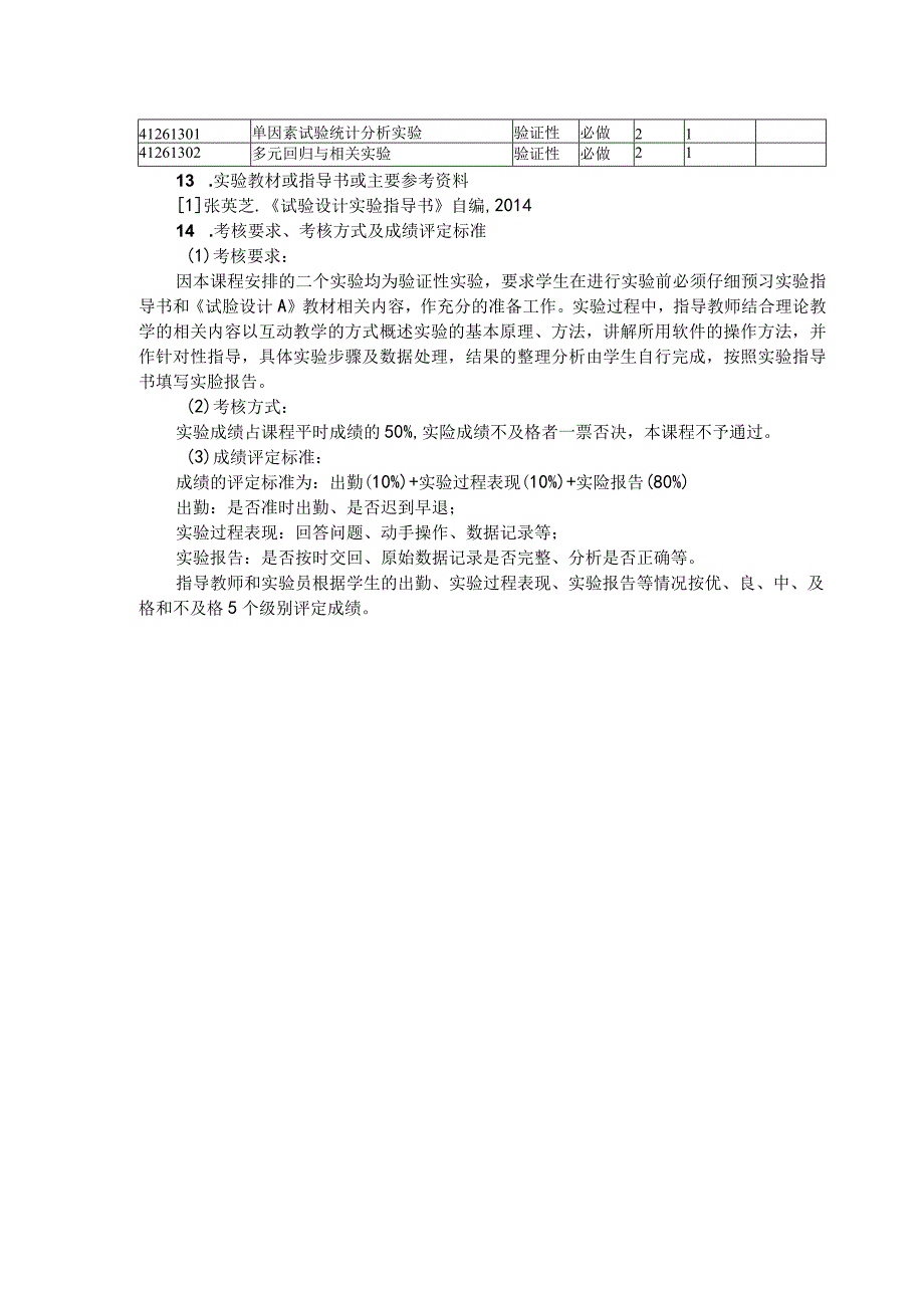 试验设计A实验教学大纲.docx_第2页