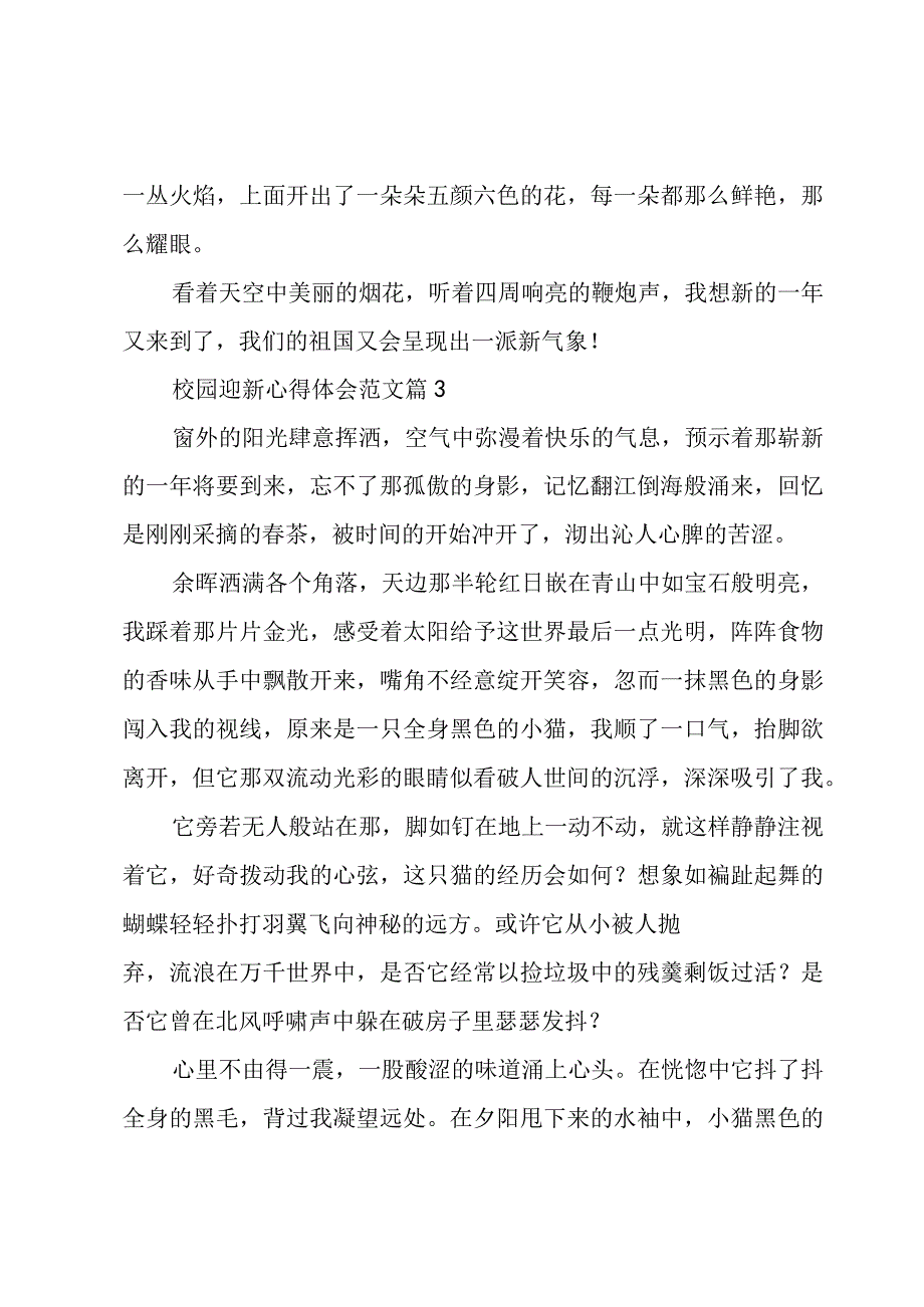 校园迎新心得体会范文3篇.docx_第3页