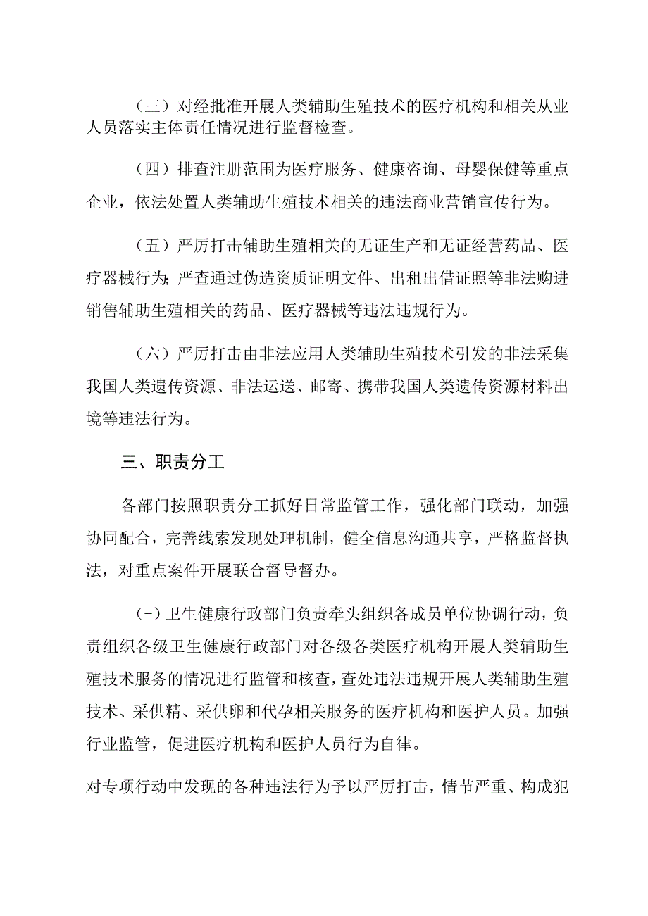 福建省严厉打击非法应用人类辅助生殖技术专项活动工作方案.docx_第2页