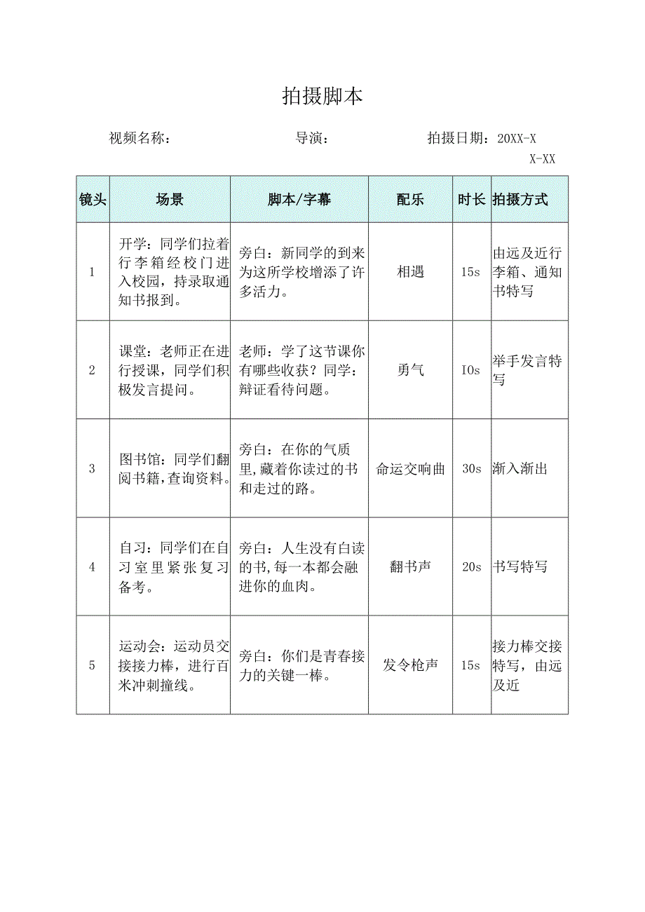 视频分镜头拍摄脚本-精选5篇.docx_第2页