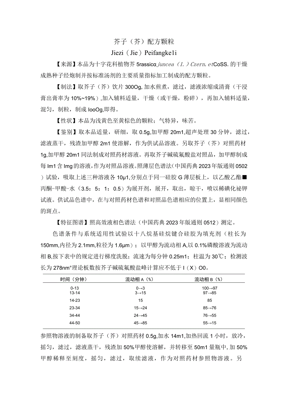 黑龙江省中药配方颗粒标准（第六批）.docx_第1页