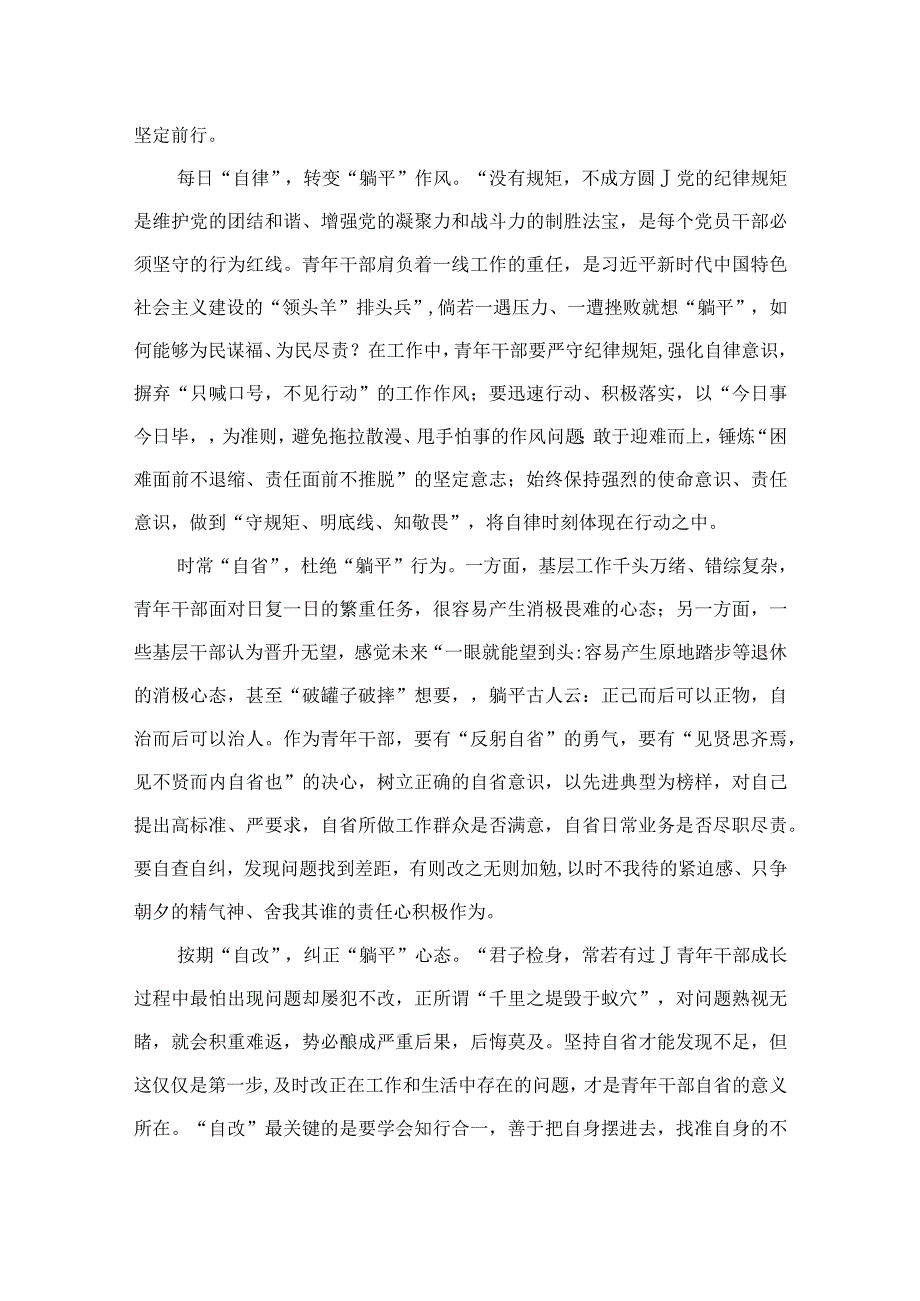 2023“躺平式”干部专项整治研讨发言材料精选13篇.docx_第3页