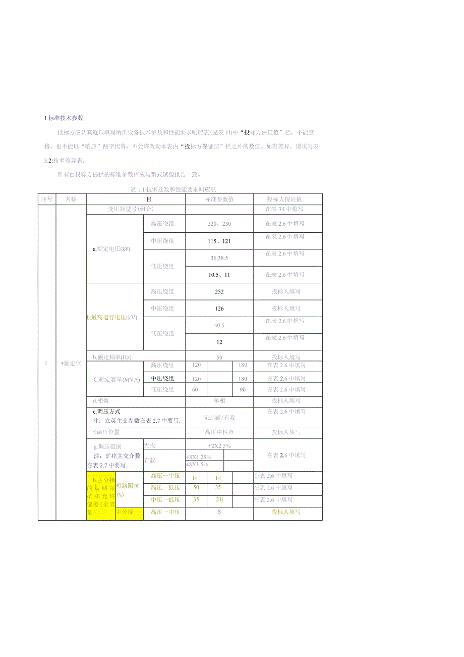 10.南方电网设备标准技术标书-220kV_120~180MVA_现场组装电力变压器专用部分（征求意见稿）（天选打工人）.docx_第3页