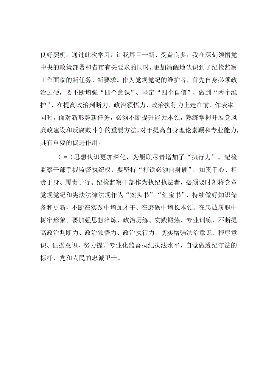 2023年纪检监察干部队伍教育整顿党性分析报告材料.docx_第2页