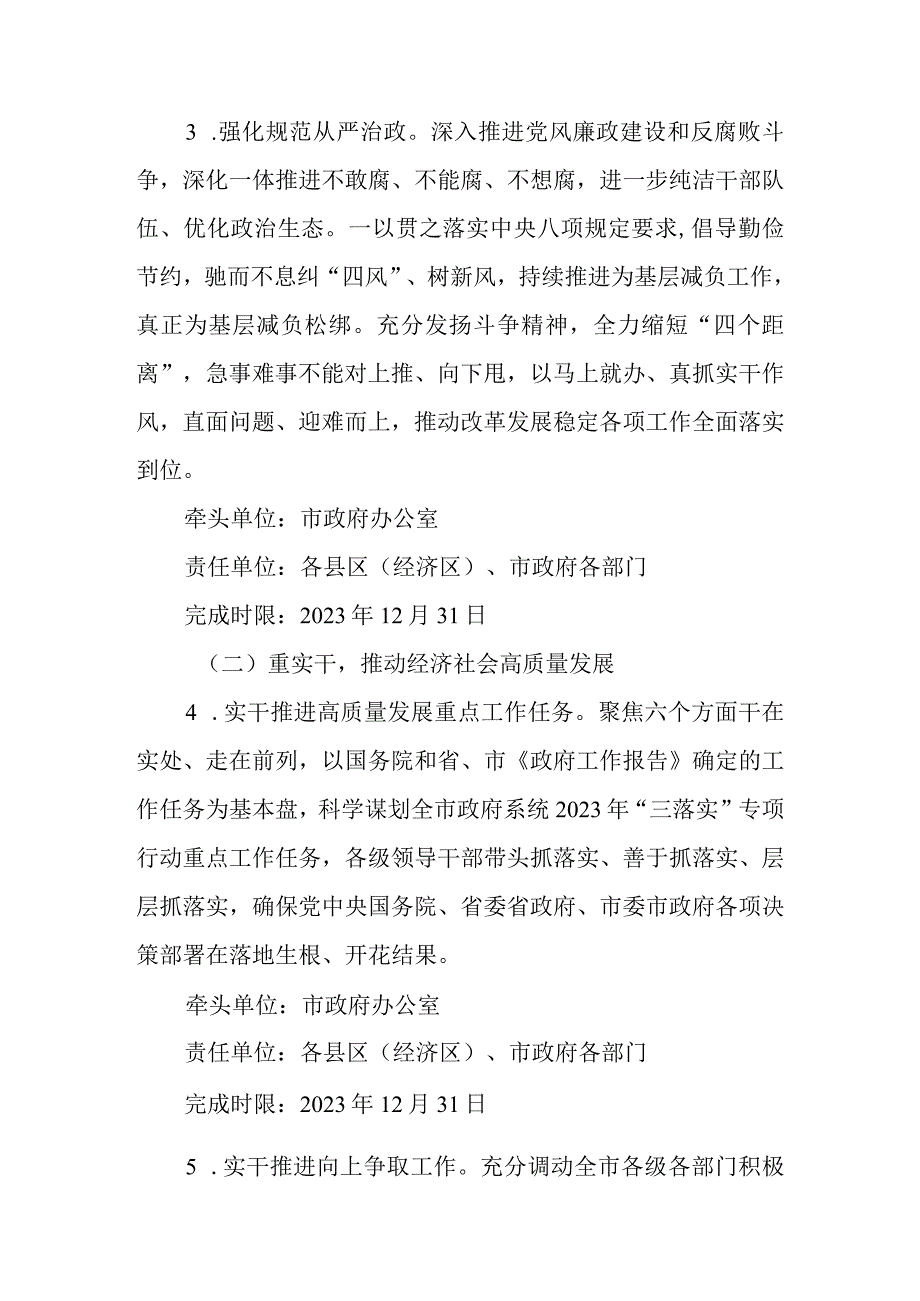 2023年政府系统“强规范、重实干、严督办”专项行动方案.docx_第3页