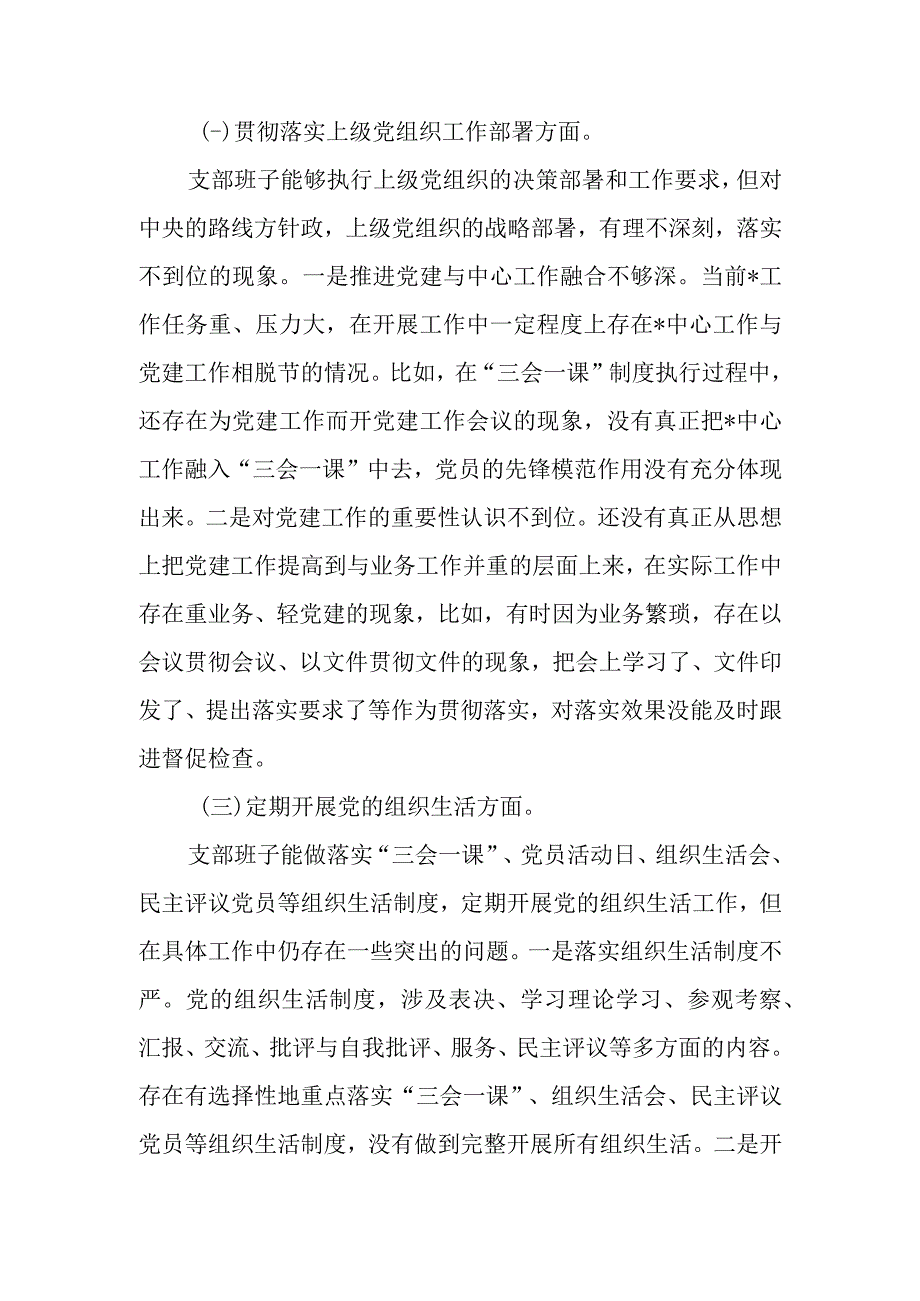 2023年教育专题组织生活支部班子检查材料.docx_第2页