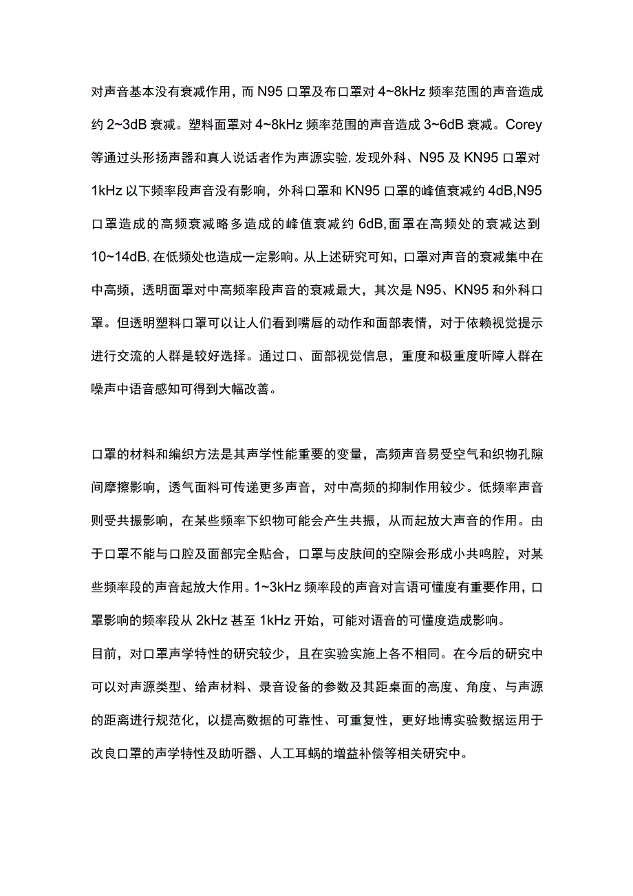 2023口罩对发声影响的研究进展.docx_第2页