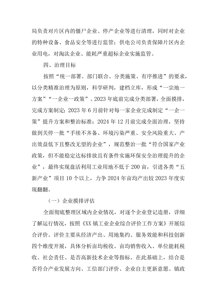 XX镇工业片区“危污乱散低”综合治理工作方案.docx_第3页