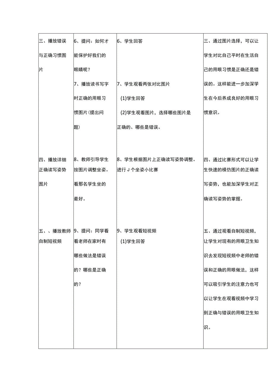 《用眼卫生》教学设计-人教版三年级体育与健康.docx_第3页